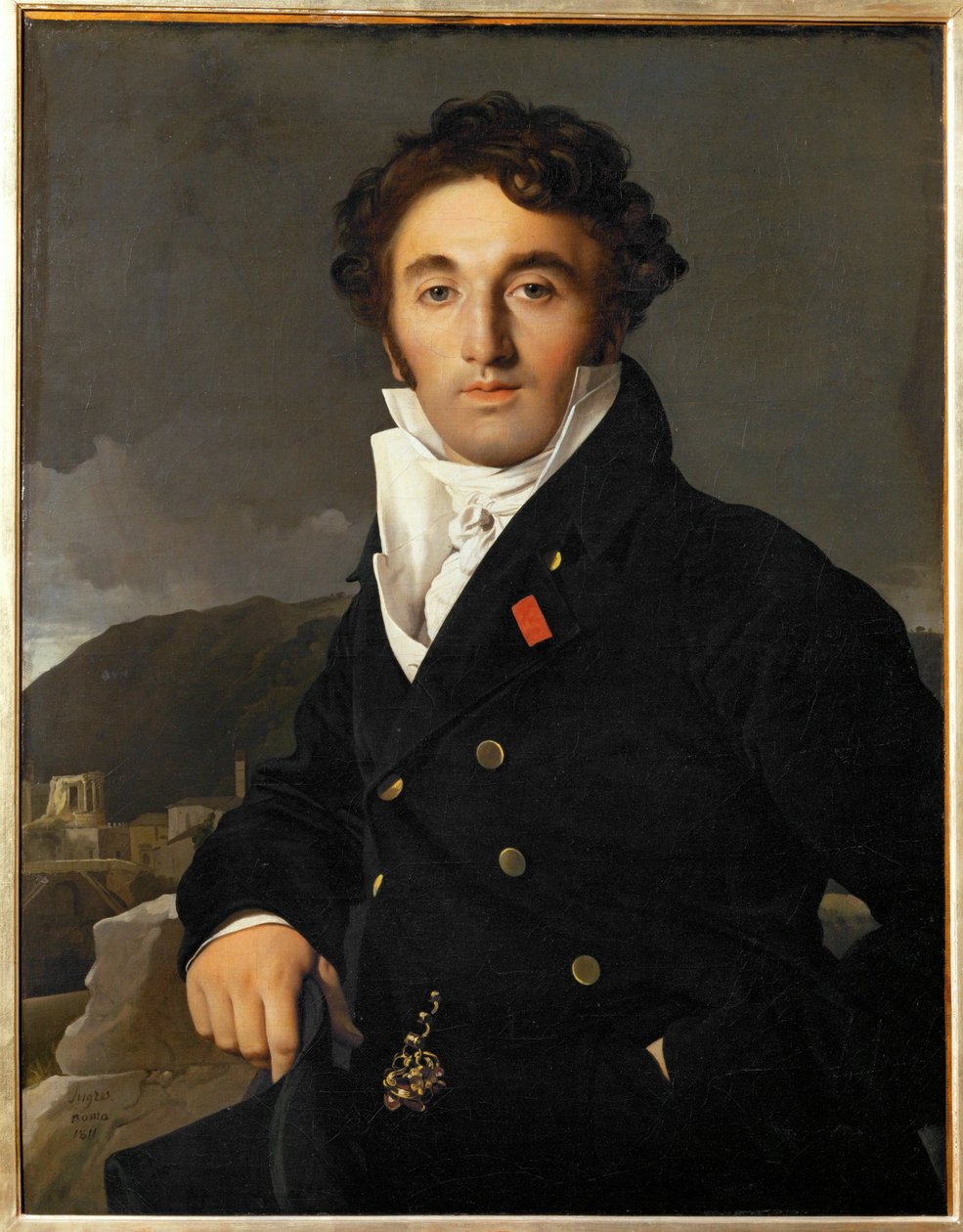 Charles Cordier, Inspecteur des Domaines a Rome et Paris, dipinto nel 1811 ... da Jean Auguste Dominique Ingres