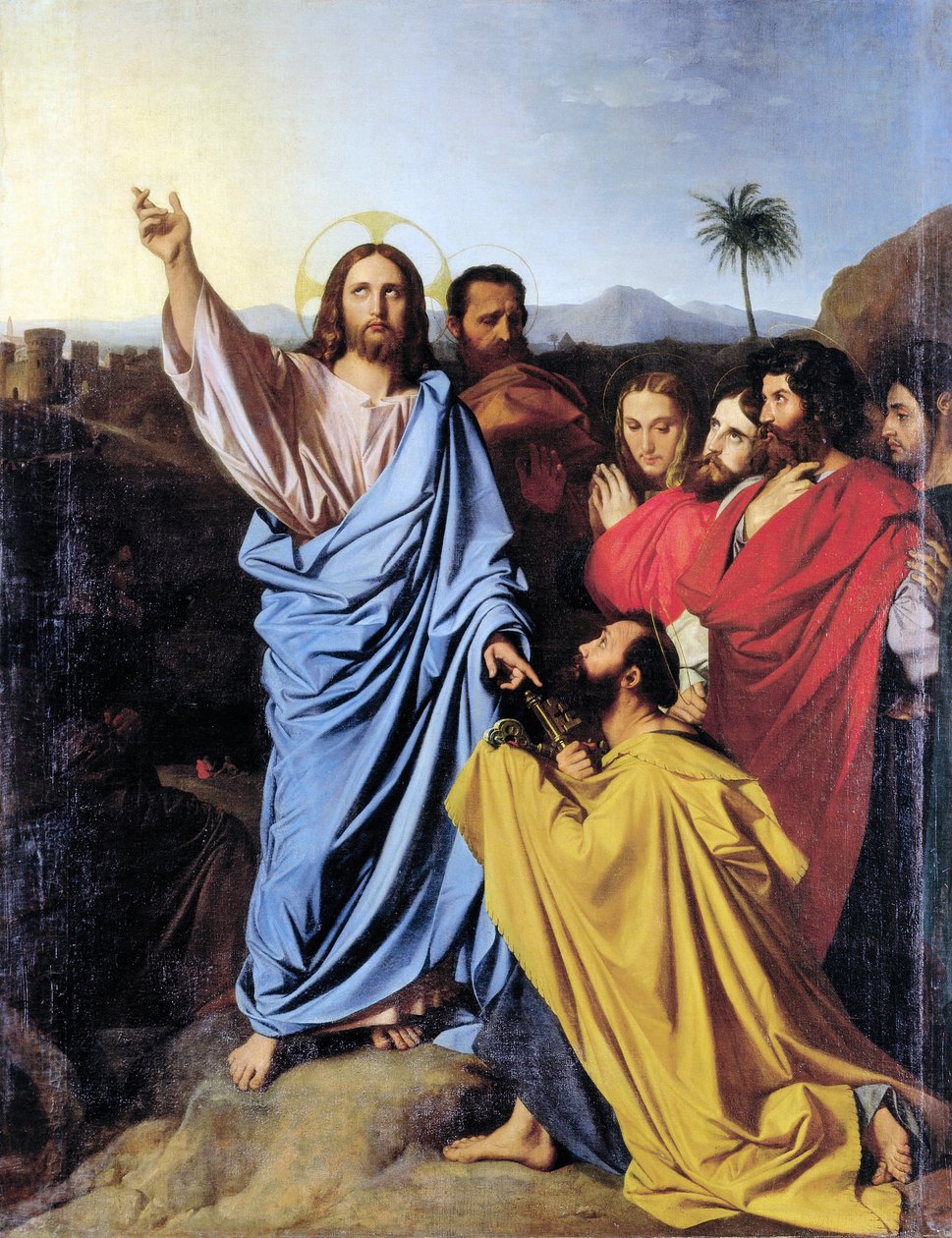Consegna delle chiavi a San Pietro da Jean Auguste Dominique Ingres