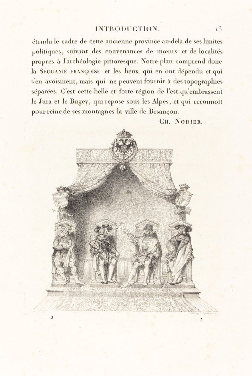 Quattro Magistrati di Besançon da Jean Auguste Dominique Ingres