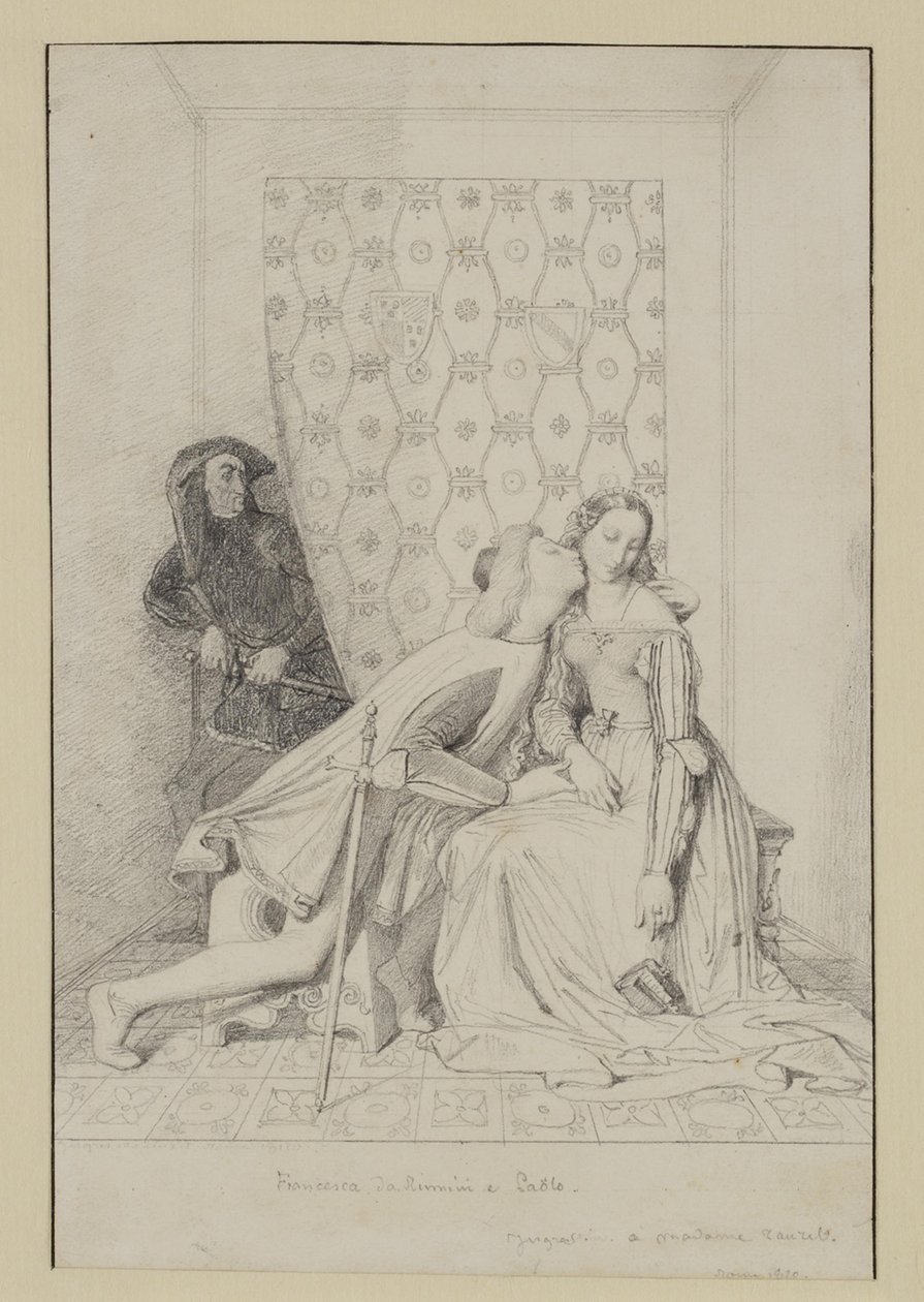 Francesca da Rimini e Paolo da Jean Auguste Dominique Ingres