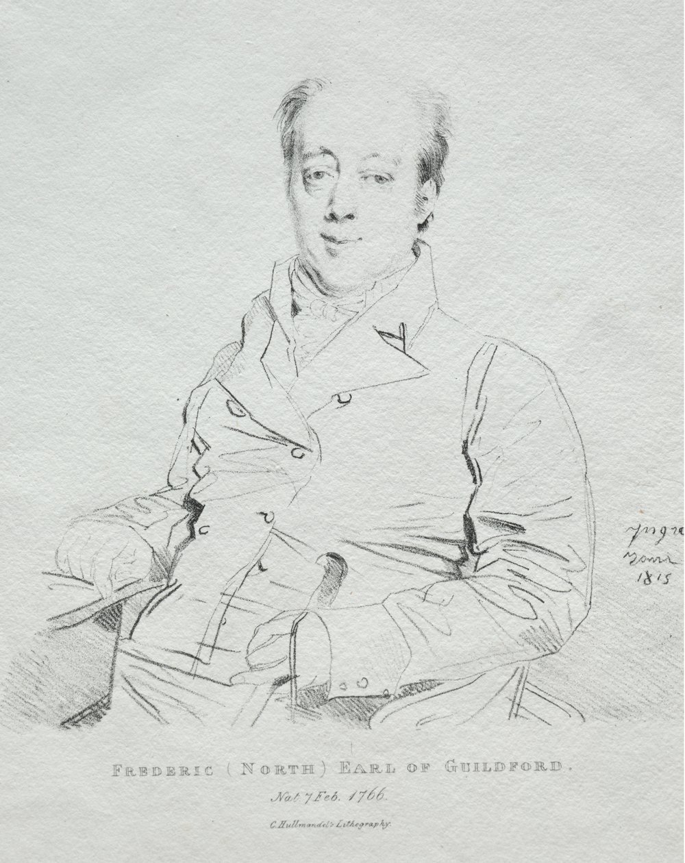 Frederic 5º Conte di Guilford da Jean Auguste Dominique Ingres