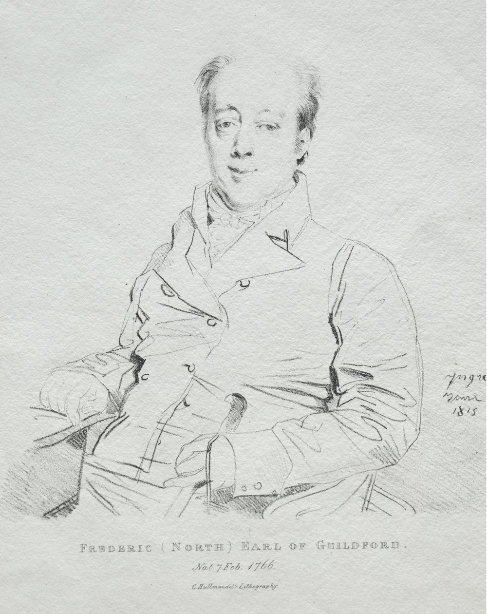 Federico 5º conte di Guilford, 1815 da Jean Auguste Dominique Ingres