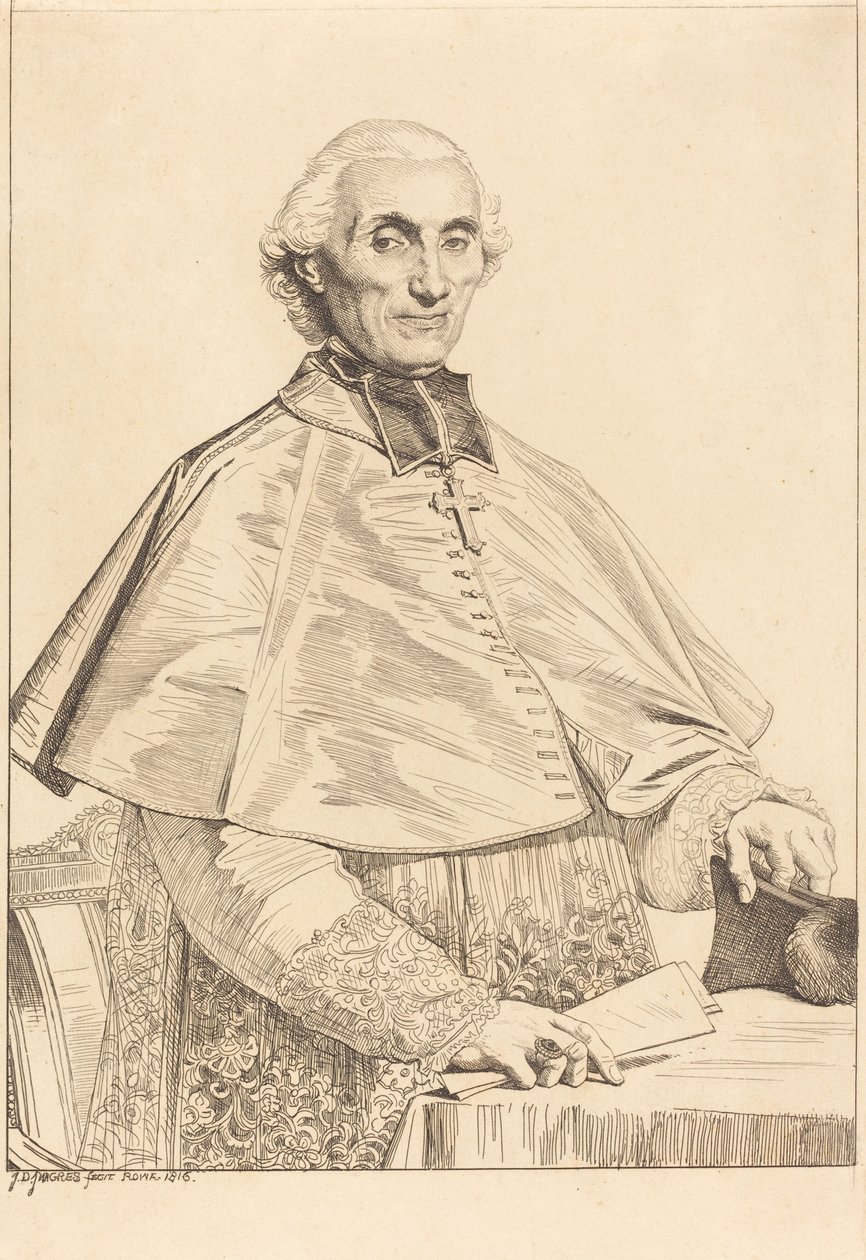 Gabriel Cortois de Pressigny da Jean Auguste Dominique Ingres