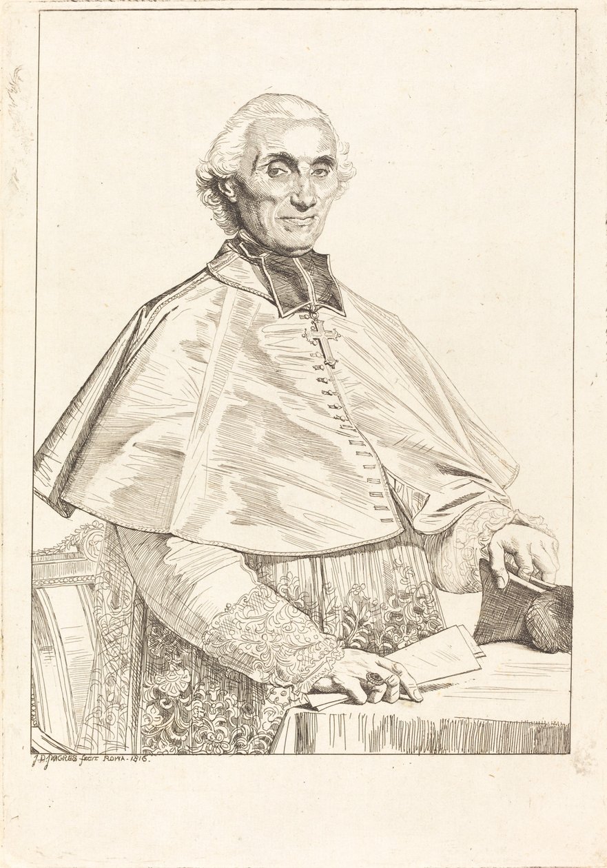 Gabriel Cortois de Pressigny da Jean Auguste Dominique Ingres