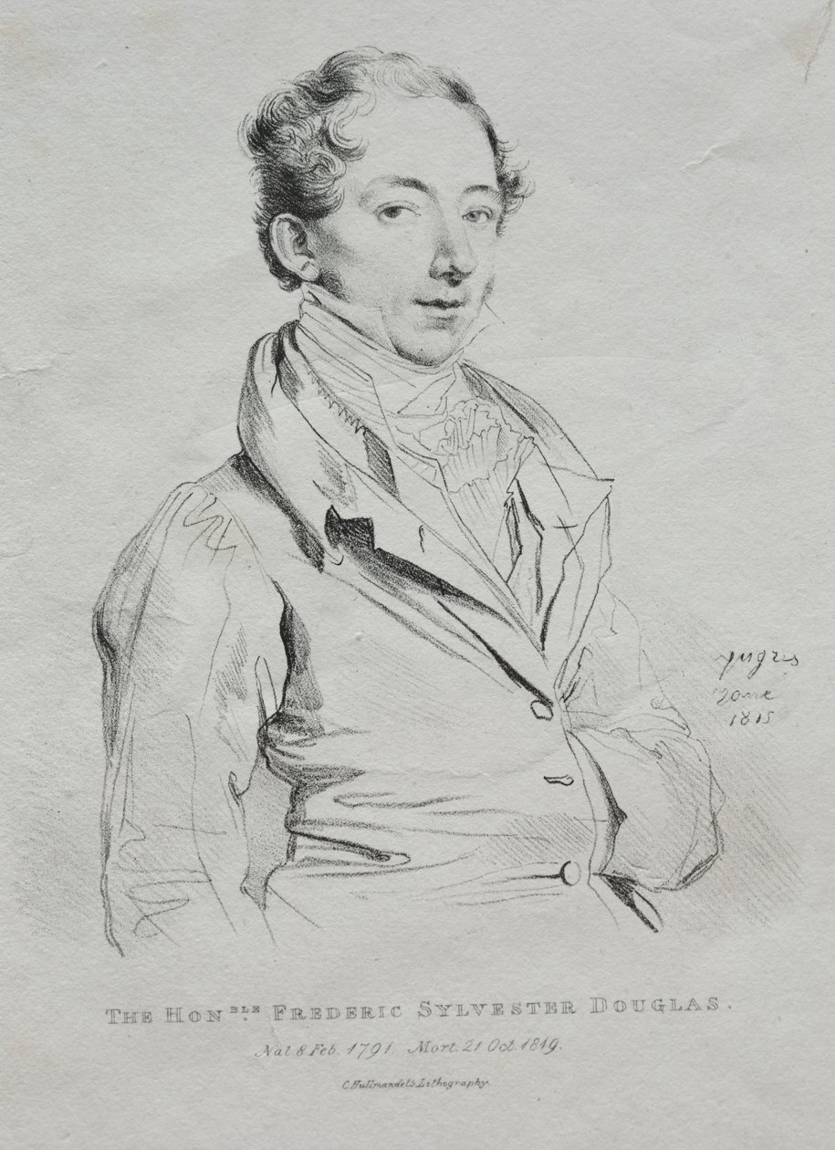 Onorevole Frederic Sylvester Douglas, 1815 da Jean Auguste Dominique Ingres