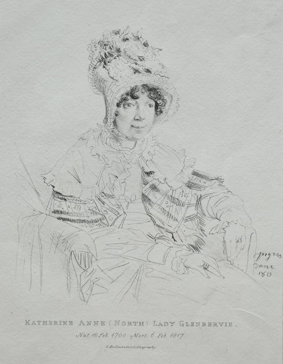 Katherine Anne Lady Glenbervie da Jean Auguste Dominique Ingres