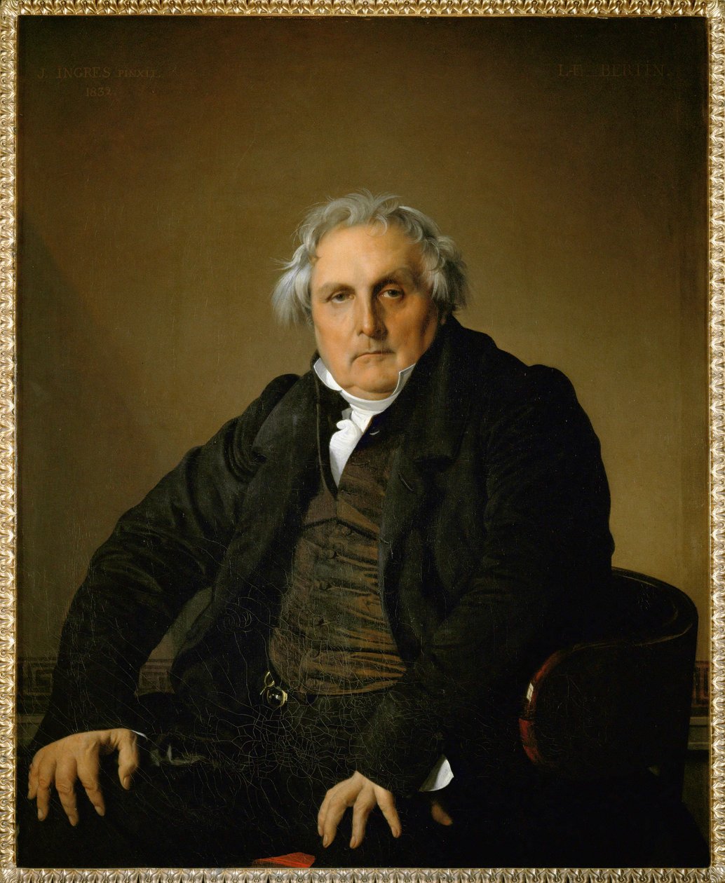 Louis Francois Bertin, editore ... da Jean Auguste Dominique Ingres