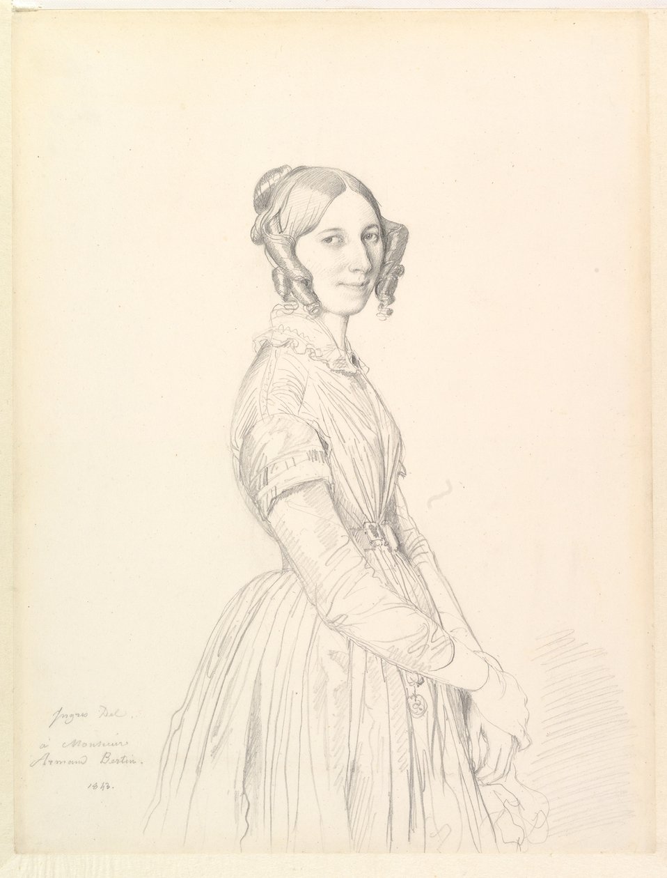 Madame Armand Bertin, nata Marie-Anne-Cécile Dollfuss da Jean Auguste Dominique Ingres