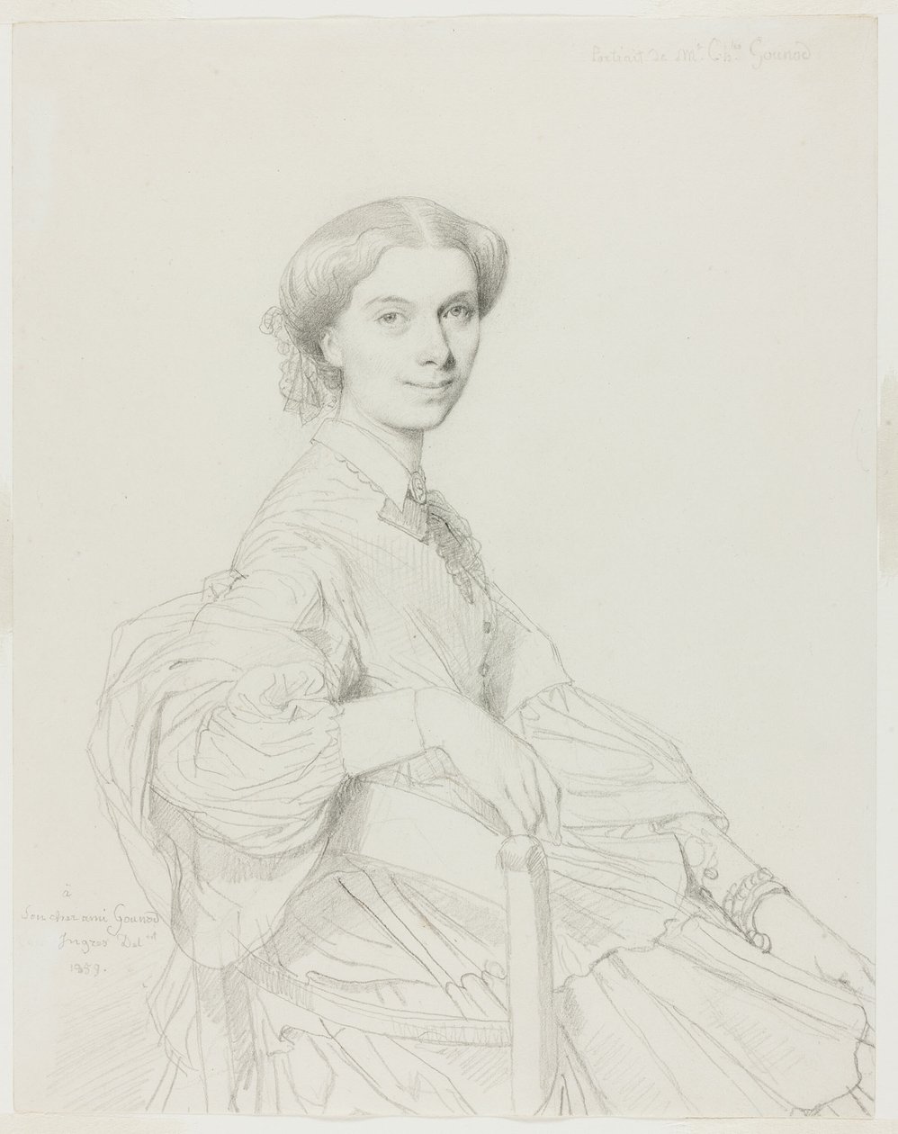 Madame Charles Gounod da Jean Auguste Dominique Ingres