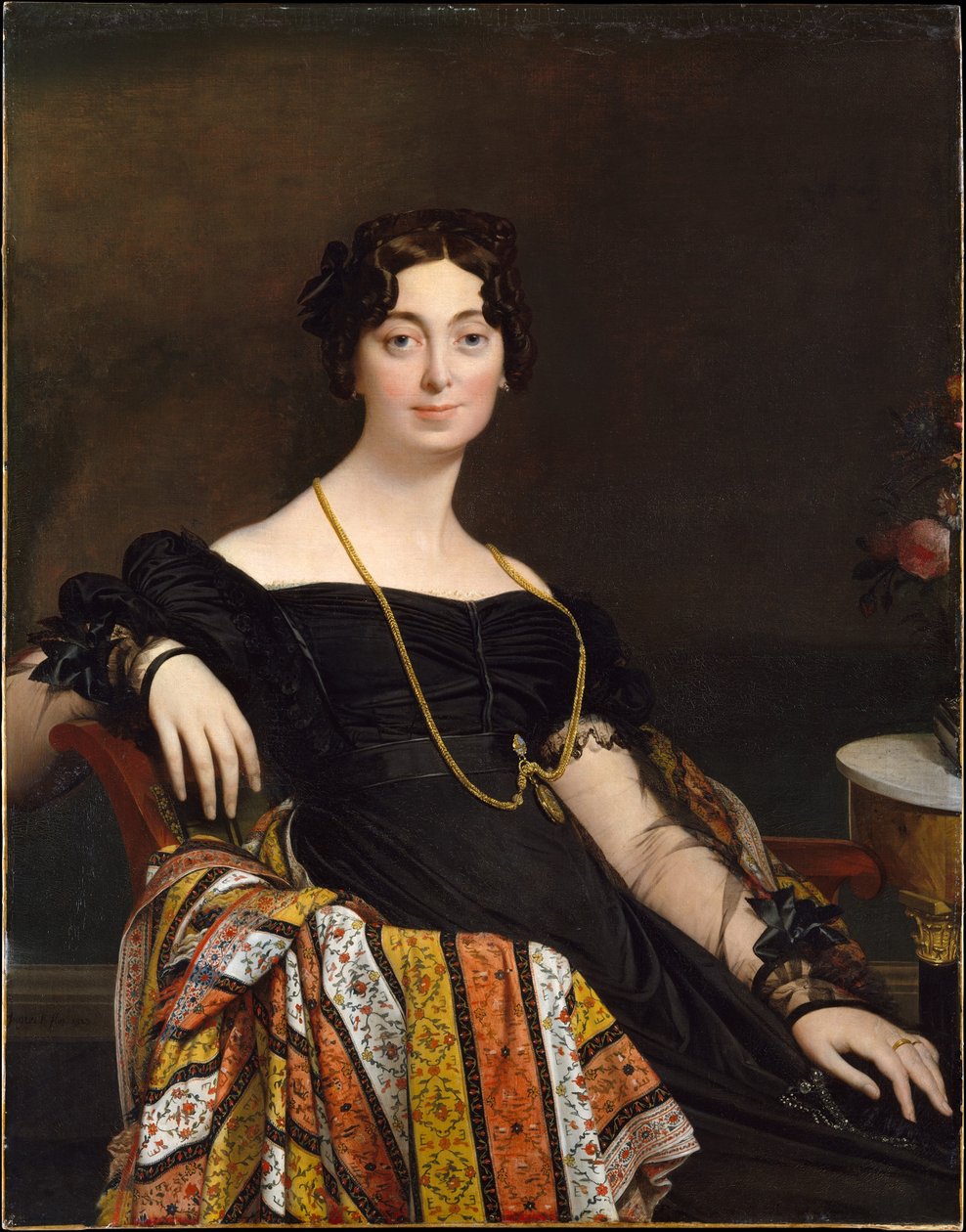 La signora Jacques-Louis Leblanc (Françoise Poncelle, 1788–1839) da Jean Auguste Dominique Ingres