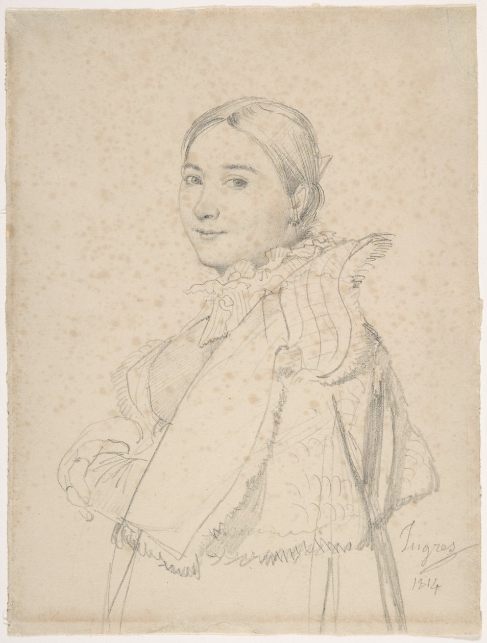 Madame Jean-Auguste-Dominique Ingres, nata Madeleine Chapelle da Jean Auguste Dominique Ingres