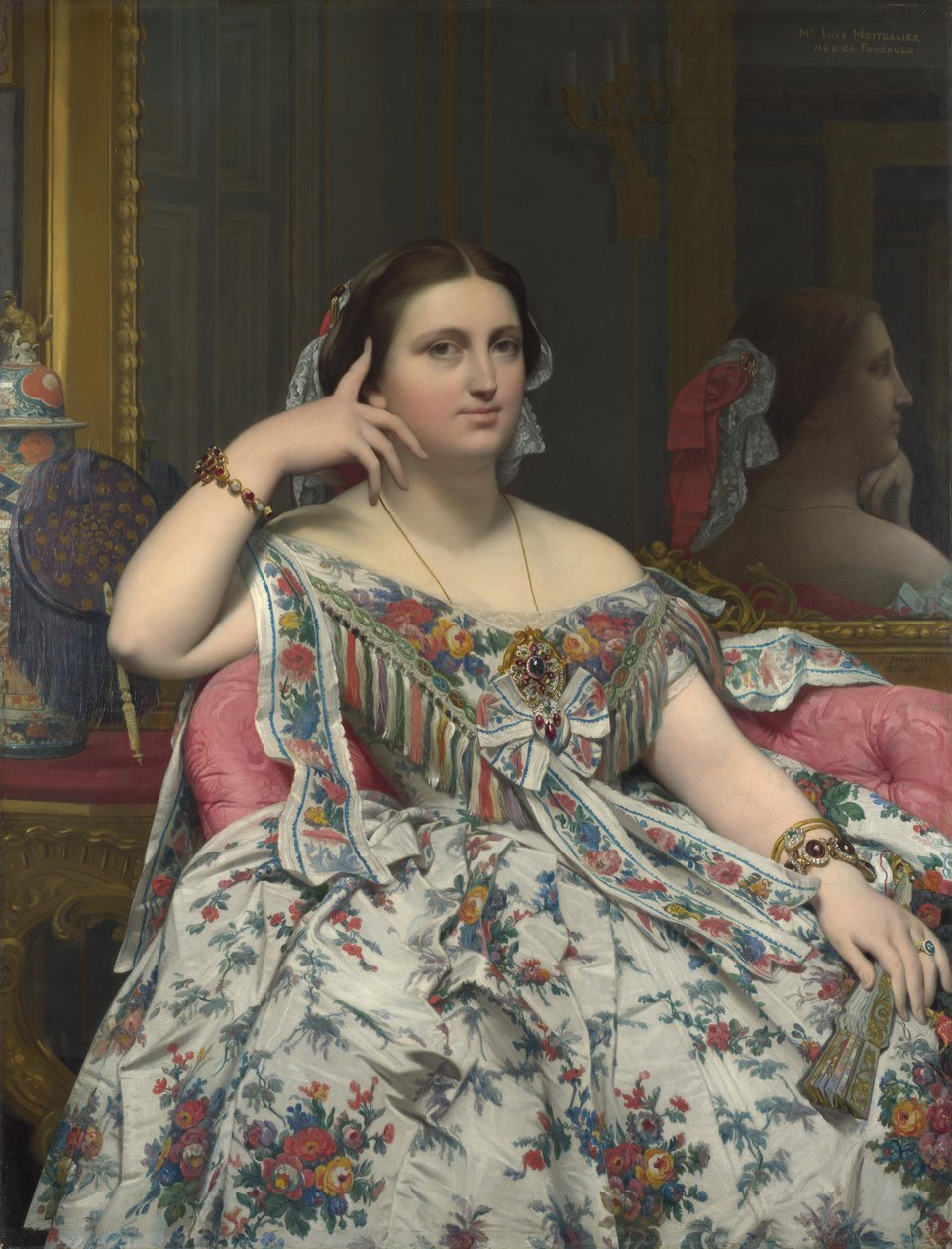 Signora Moitessier da Jean Auguste Dominique Ingres