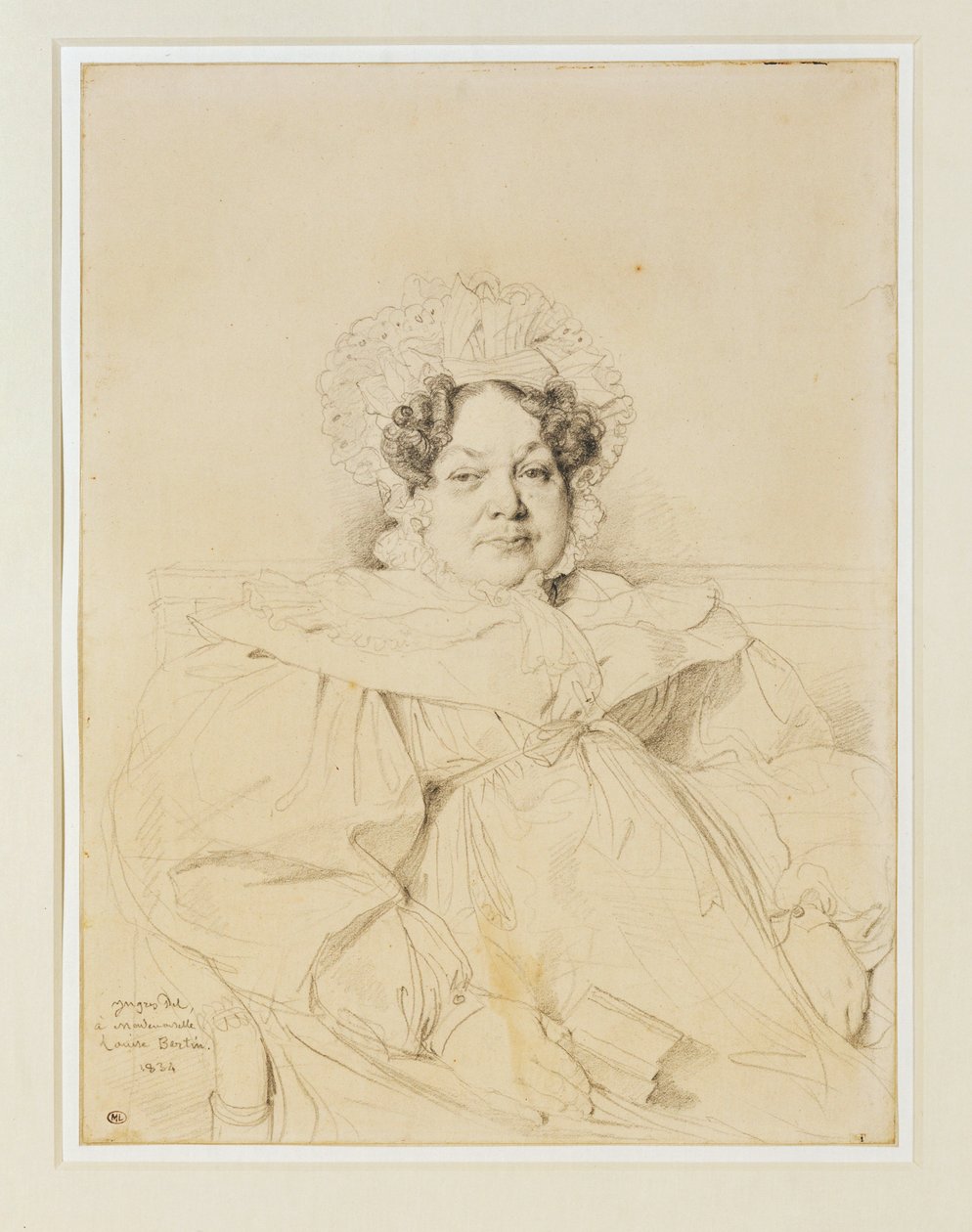 Louis-Francois Bertin ... da Jean Auguste Dominique Ingres