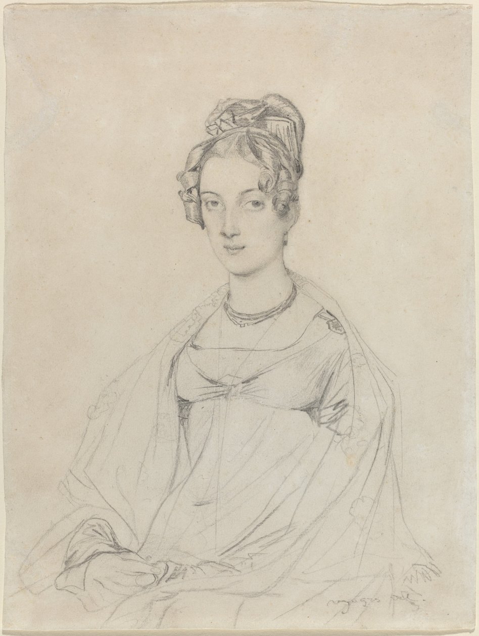 Signora Edward Dodwell da Jean Auguste Dominique Ingres