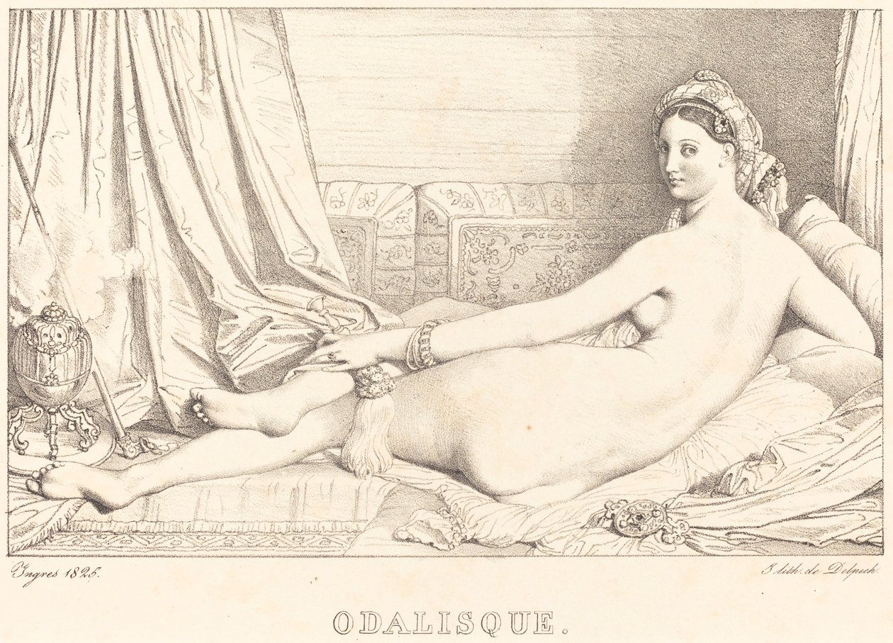 Odalisca da Jean Auguste Dominique Ingres