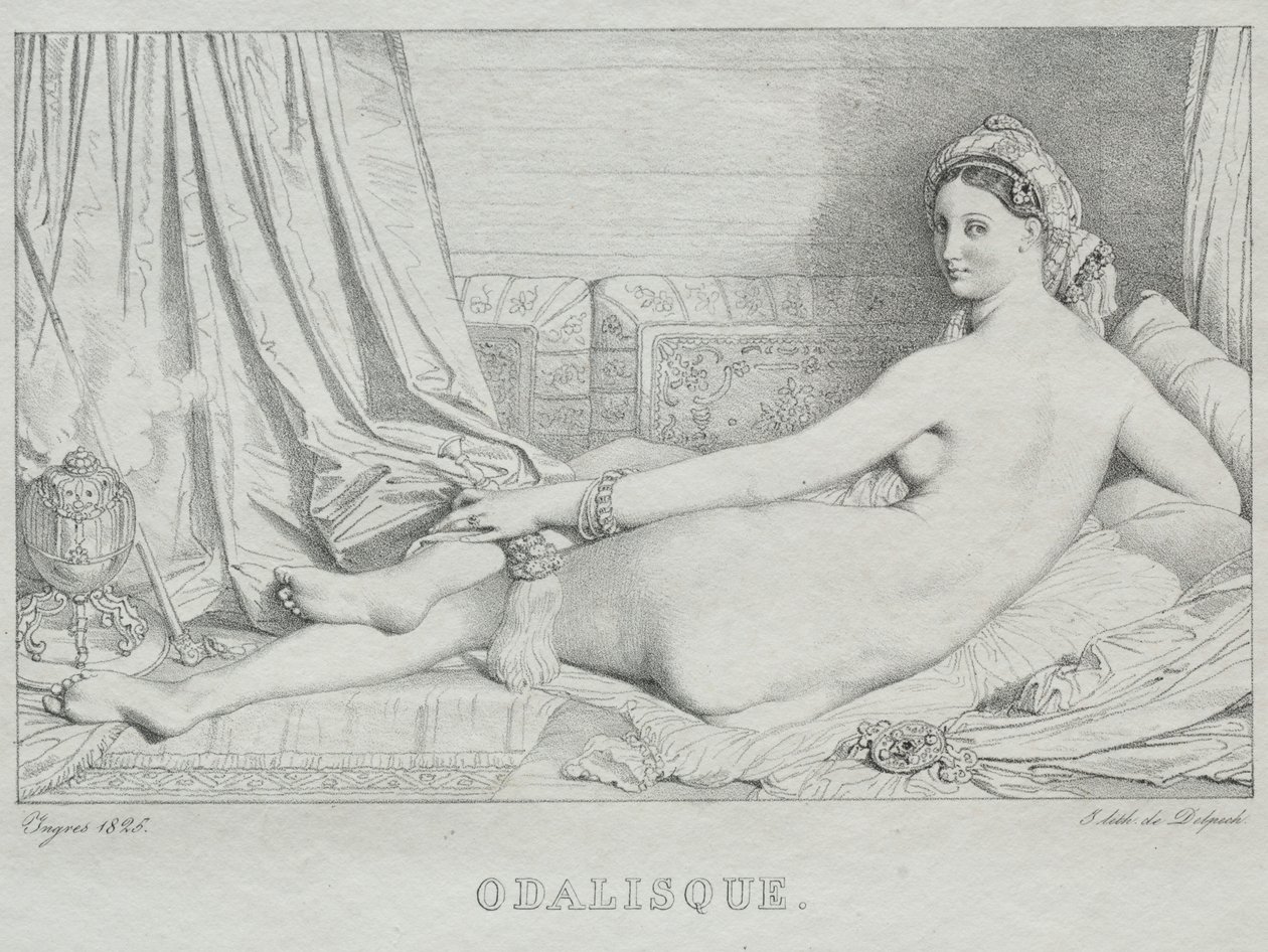 Odalisca da Jean Auguste Dominique Ingres