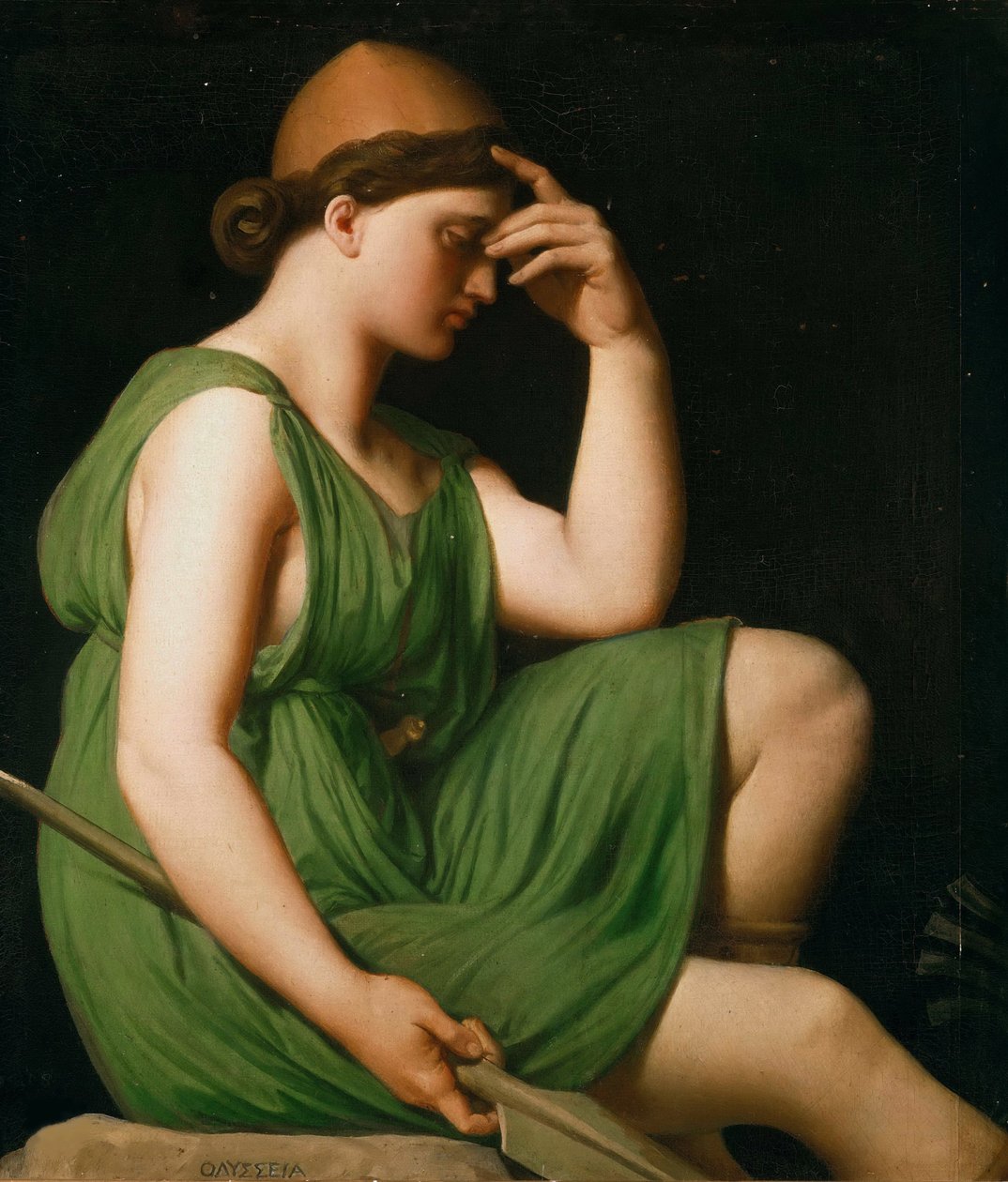 Ulisse. Studio per il Trionfo di Omero, c. 1850 da Jean Auguste Dominique Ingres