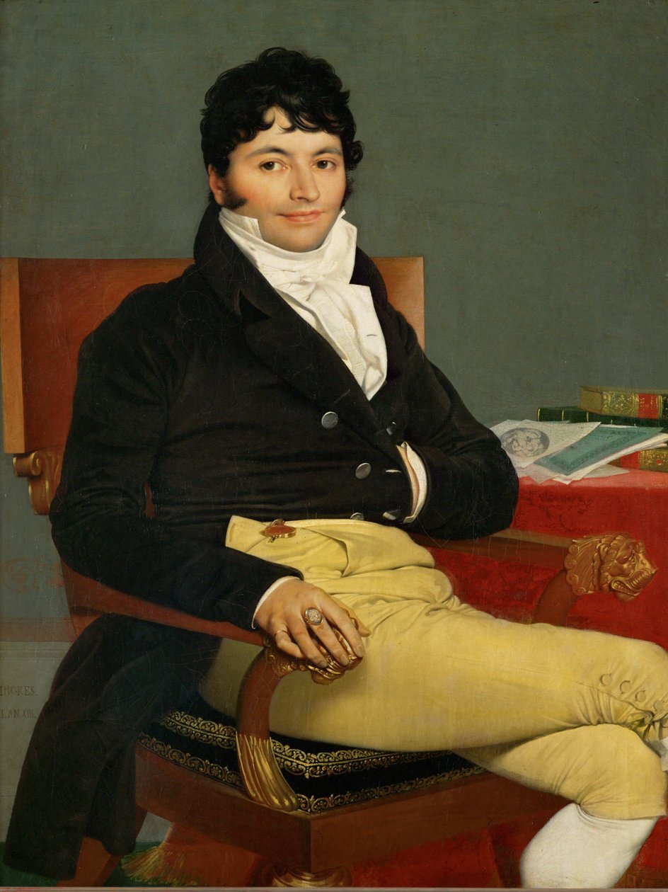 Philibert Riviere, maestro delle petizioni presso il Consiglio del Re ... da Jean Auguste Dominique Ingres