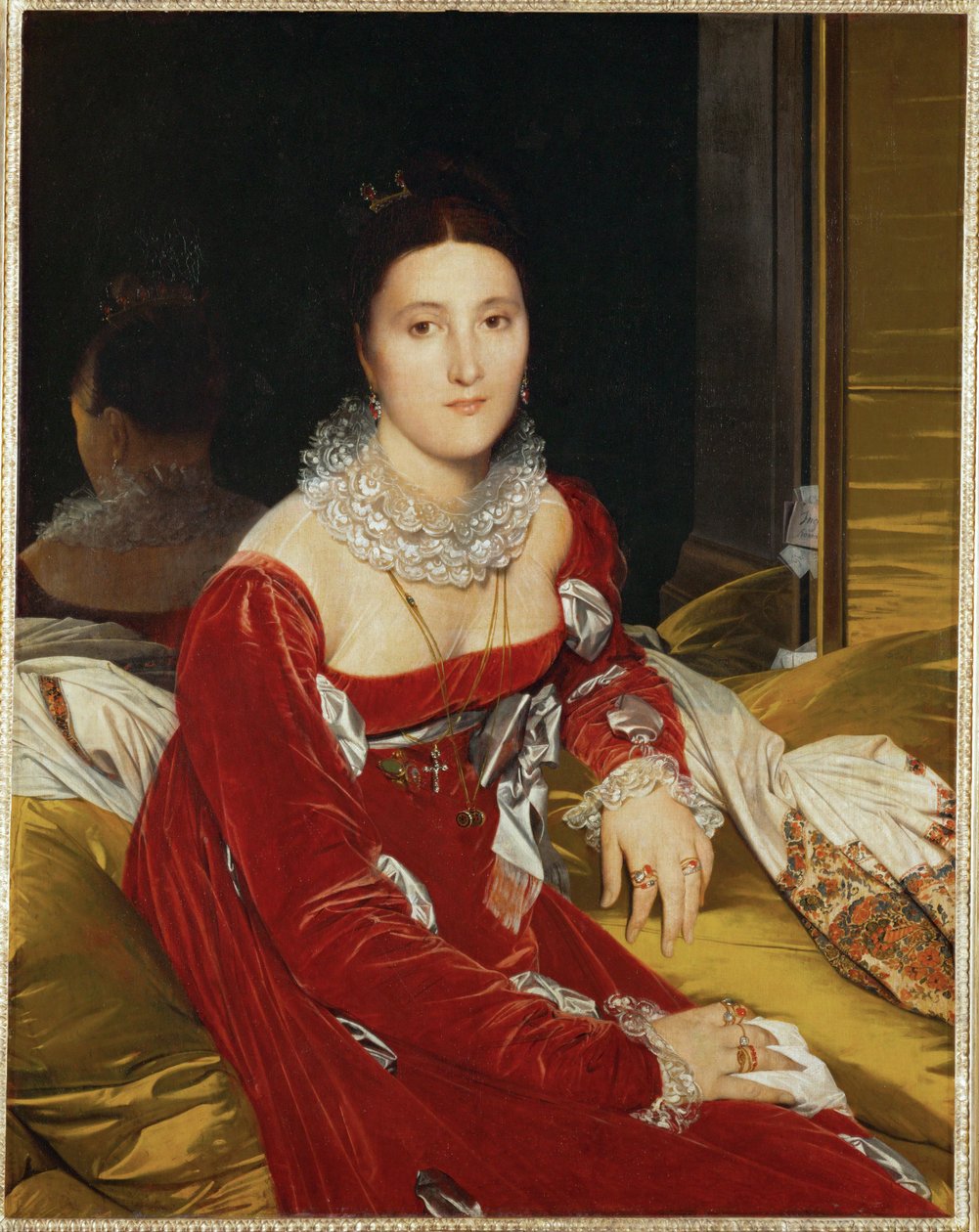 Ritratto di Mme. de Senonnes (dipinto su tela) da Jean Auguste Dominique Ingres