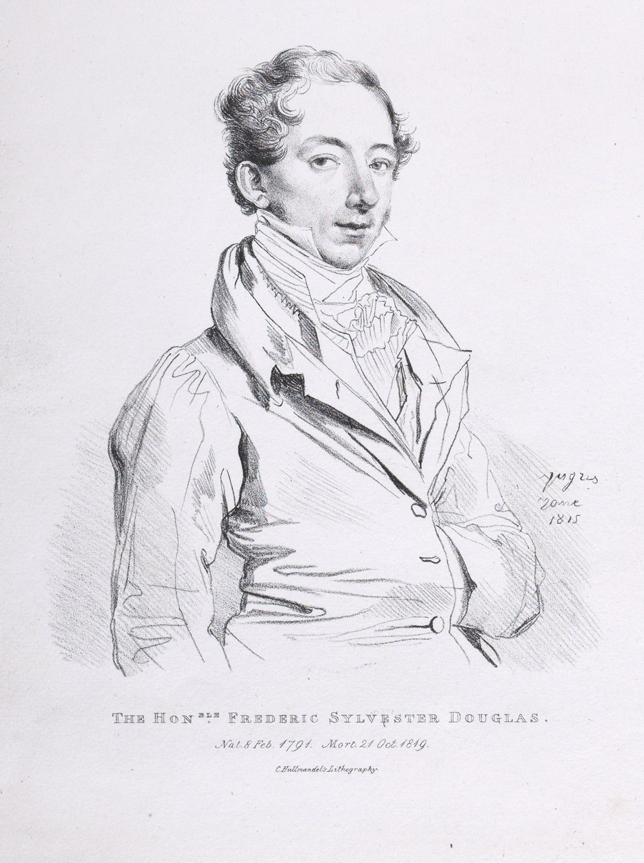 Ritratto di Frederick Sylvester Douglas da Jean Auguste Dominique Ingres