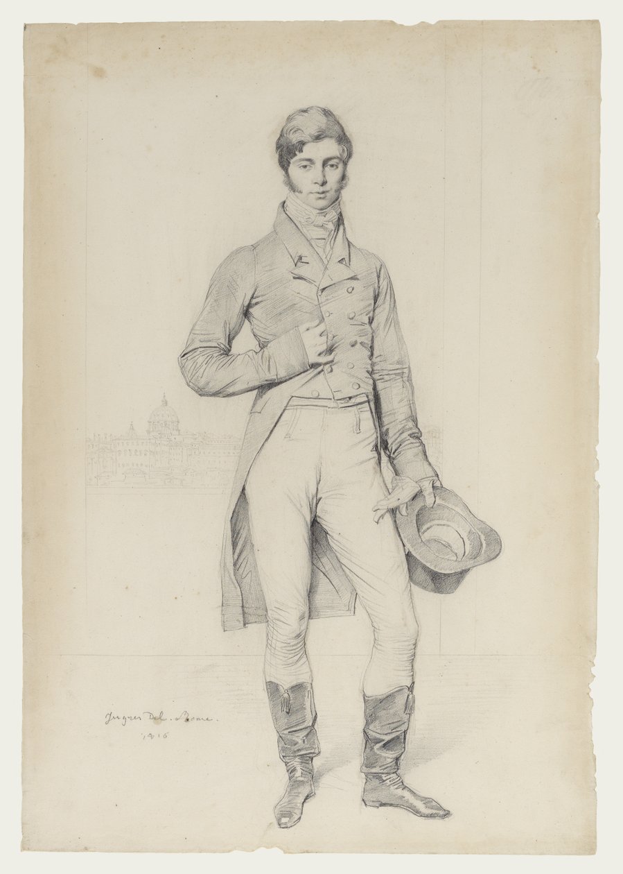 Ritratto di Lord Grantham da Jean Auguste Dominique Ingres