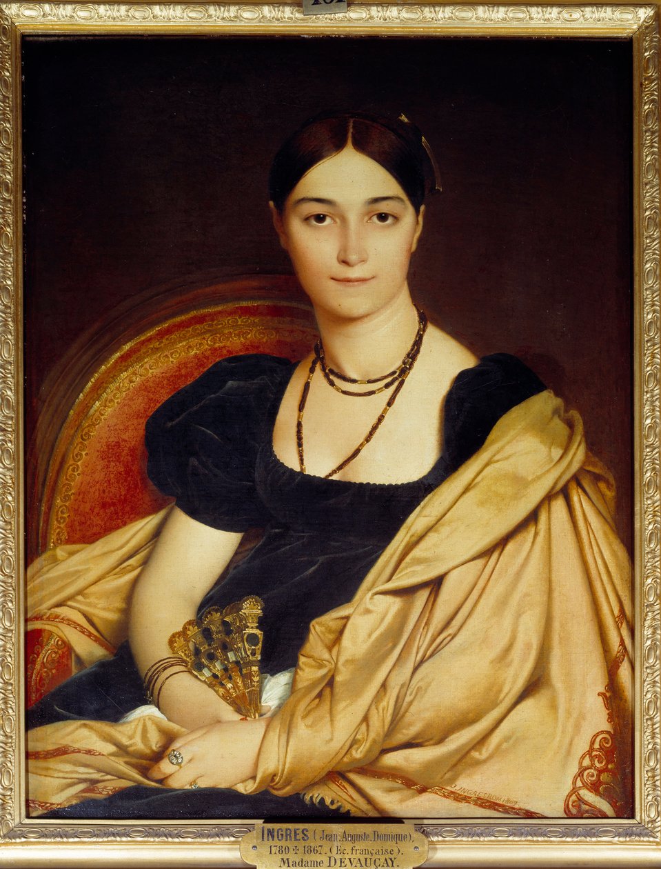 Ritratto di Madame de Vaucay (o Devaucay) nata di Nittis da Jean Auguste Dominique Ingres
