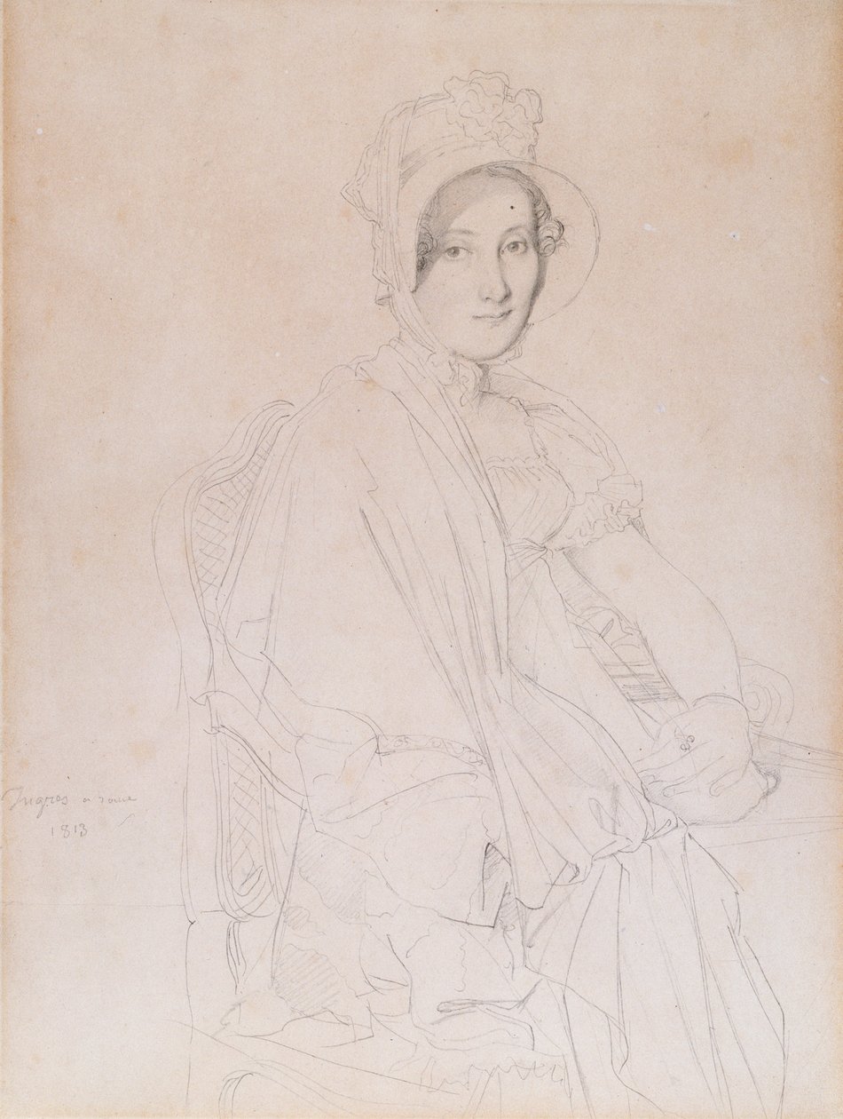 Ritratto di Marie Marcoz, poi Vicomtesse de Senonnes da Jean Auguste Dominique Ingres