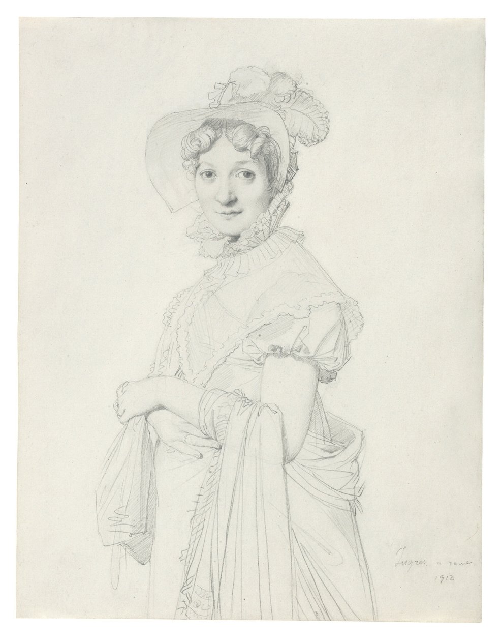 Ritratto di giovane donna da Jean Auguste Dominique Ingres