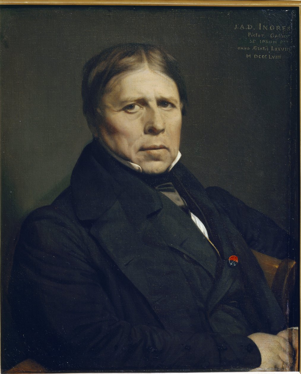 Autoritratto a 78 anni da Jean Auguste Dominique Ingres