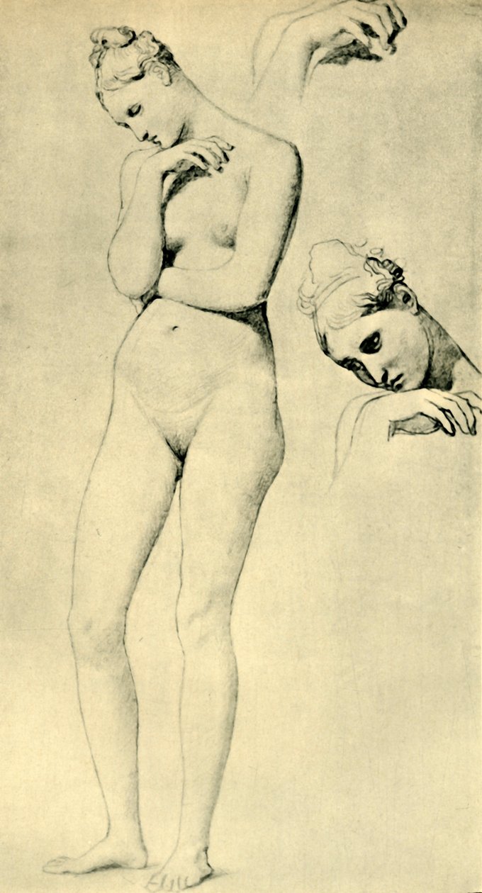 Studi per la figura di Stratonice da Jean Auguste Dominique Ingres
