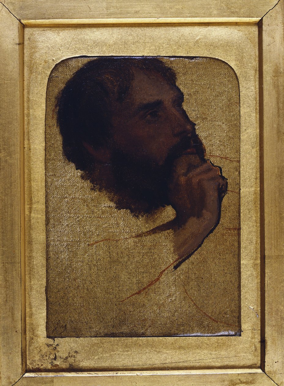 Studio della testa di un vecchio per "Gesù tra i dottori" da Jean Auguste Dominique Ingres