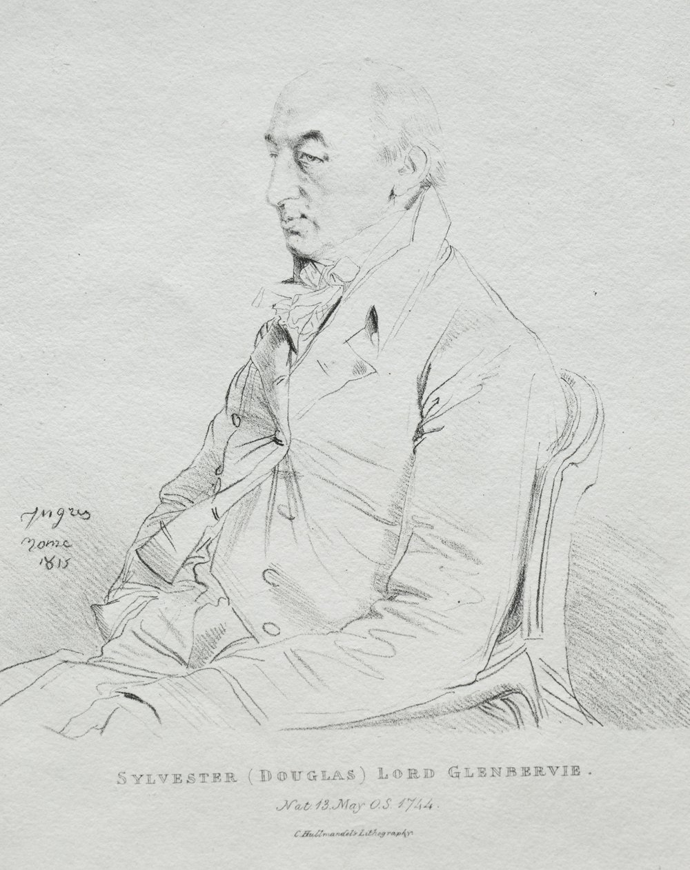 Sylvester Lord Glenbervie da Jean Auguste Dominique Ingres