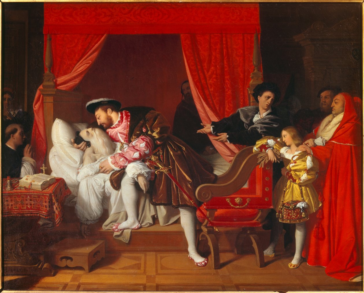 Il re di Francia Francesco I (1492-1547) riceve l