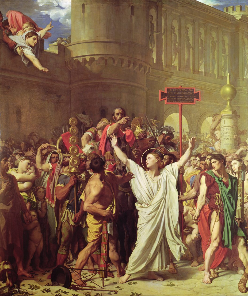 Il martirio di San Sinforiano, 1834 da Jean Auguste Dominique Ingres
