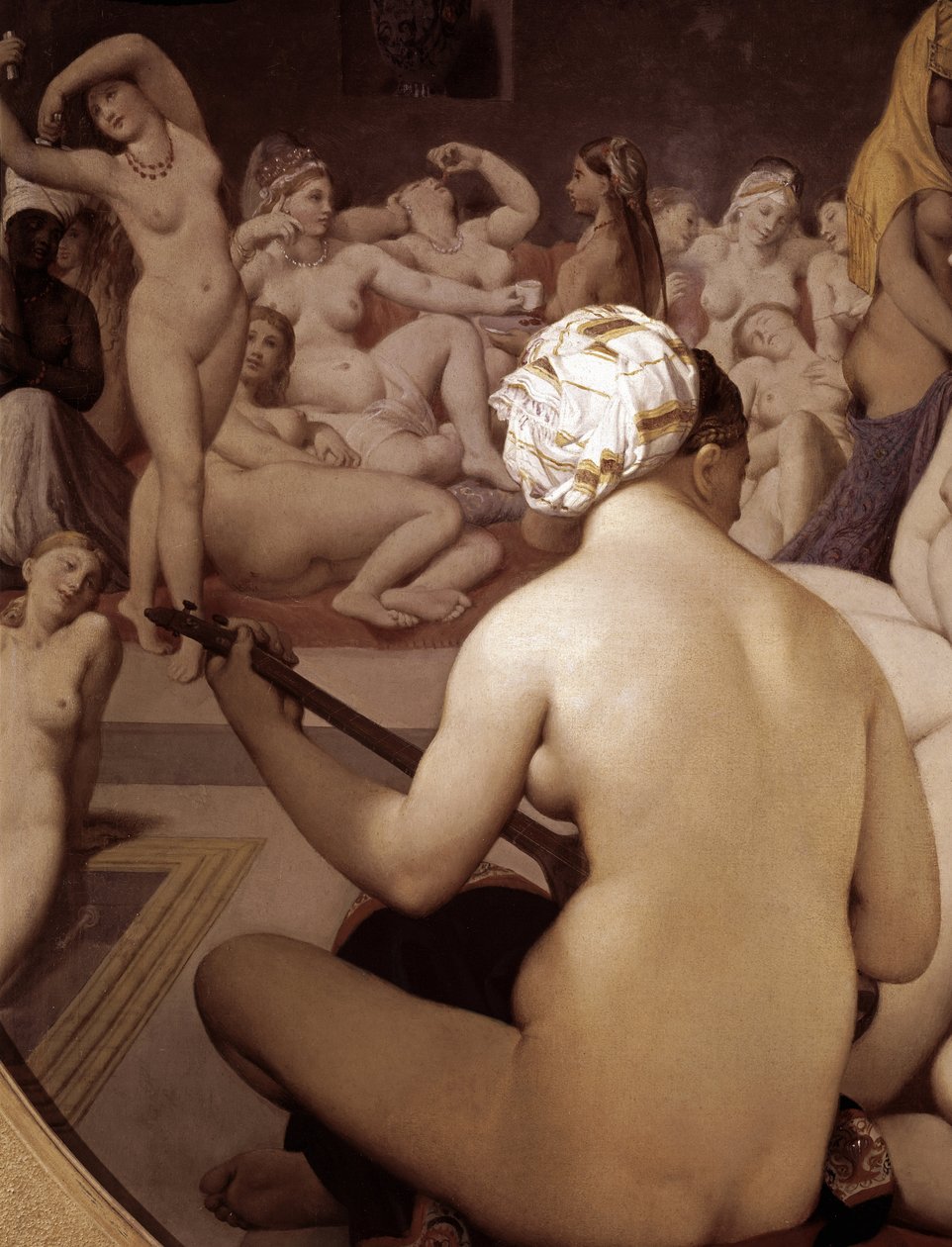Il bagno turco (dettaglio) da Jean Auguste Dominique Ingres