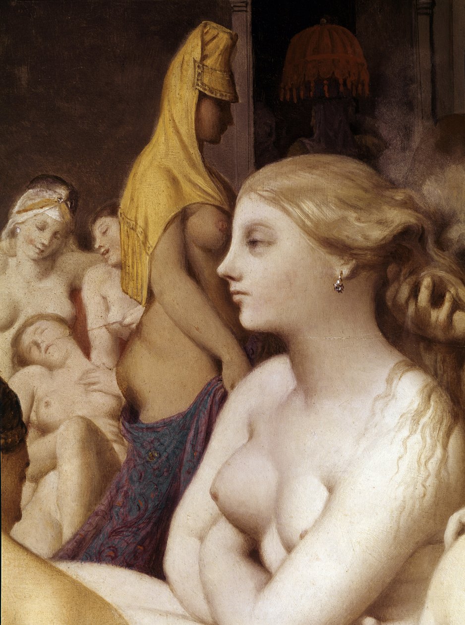 Il bagno turco (dettaglio) da Jean Auguste Dominique Ingres
