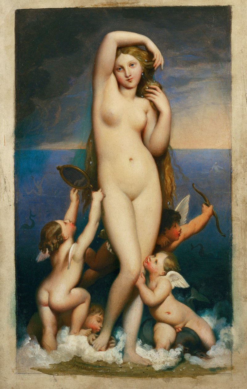 Venere Anadyomene ... da Jean Auguste Dominique Ingres