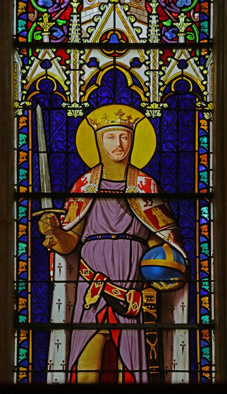 Finestra raffigurante San Ferdinando (ritratto del Principe Ferdinando d