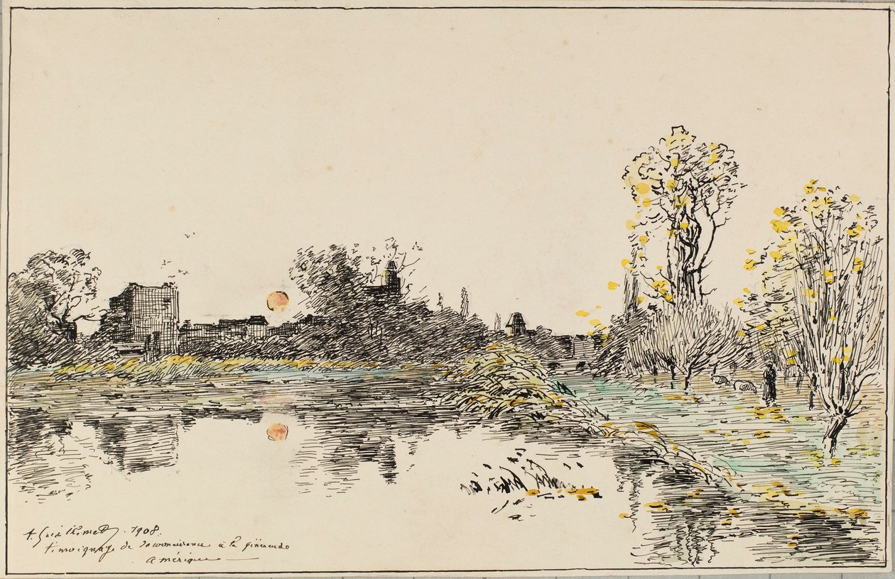 Paesaggio da Jean Baptiste Antoine Guillemet