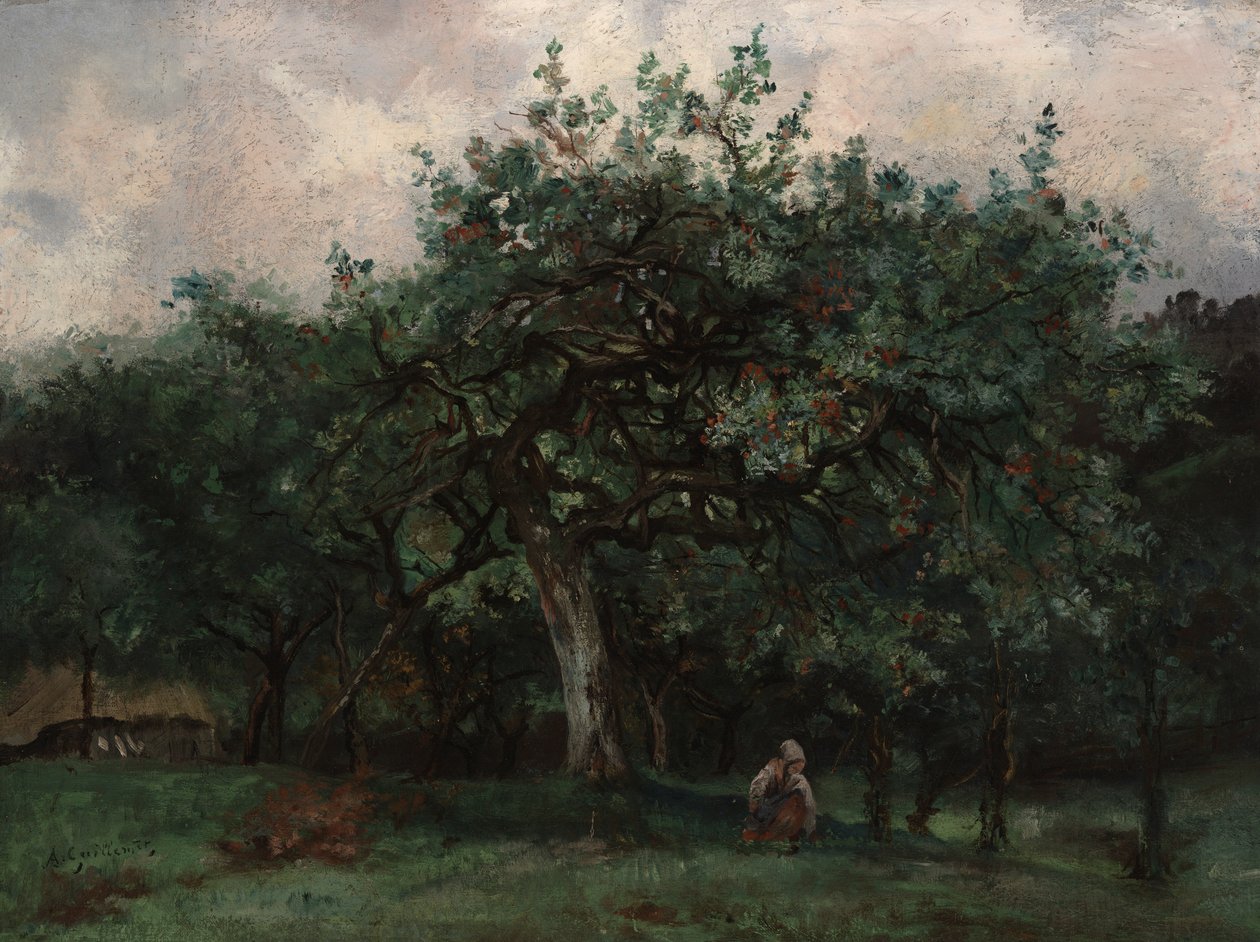 Paesaggio con Bambina da Jean Baptiste Antoine Guillemet