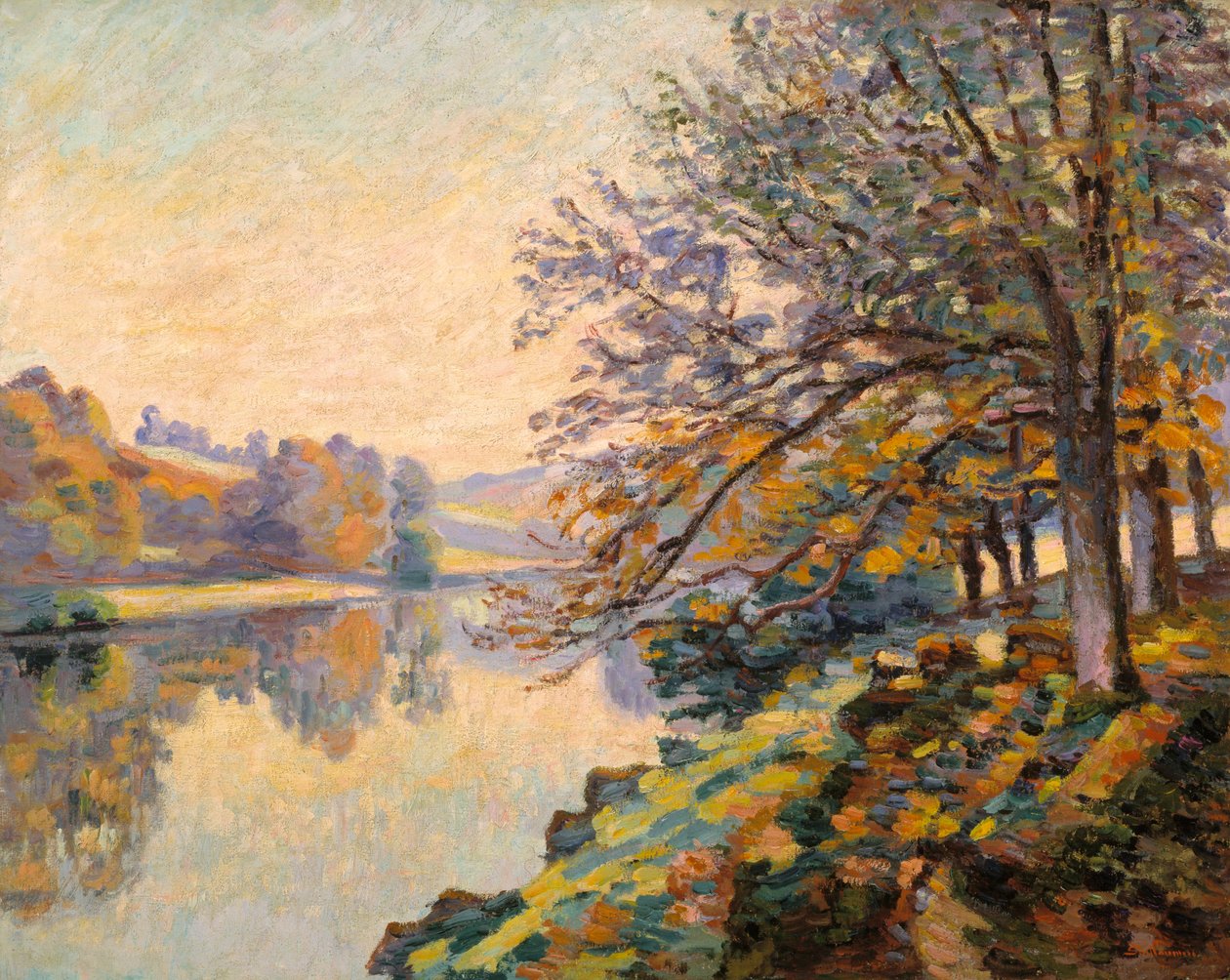 Riva del fiume, autunno, c.1910 da Jean Baptiste Armand Guillaumin