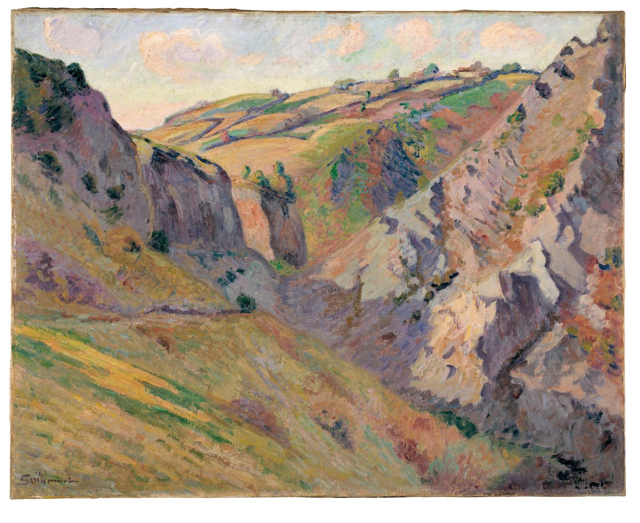 Le caverne di Prunal vicino a Pontgibaud da Jean Baptiste Armand Guillaumin
