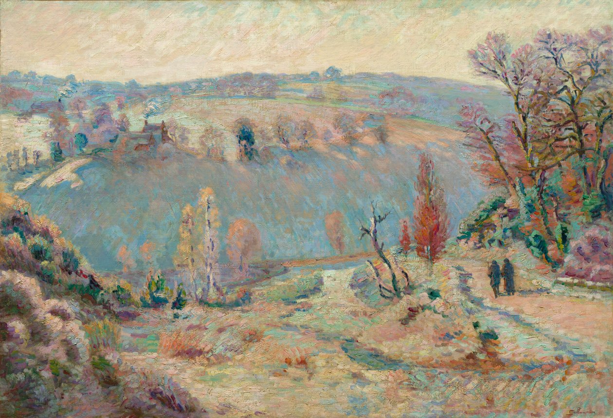 Valle della Sédelle a Pont Charraud: Brina bianca, c. 1903-1911 da Jean Baptiste Armand Guillaumin