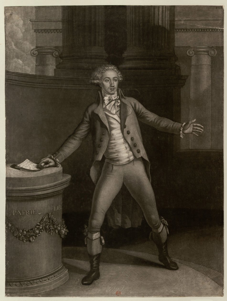 Antoine-Pierre-Joseph-Marie Barnave 1761-1793 da Jean Baptiste Audebert