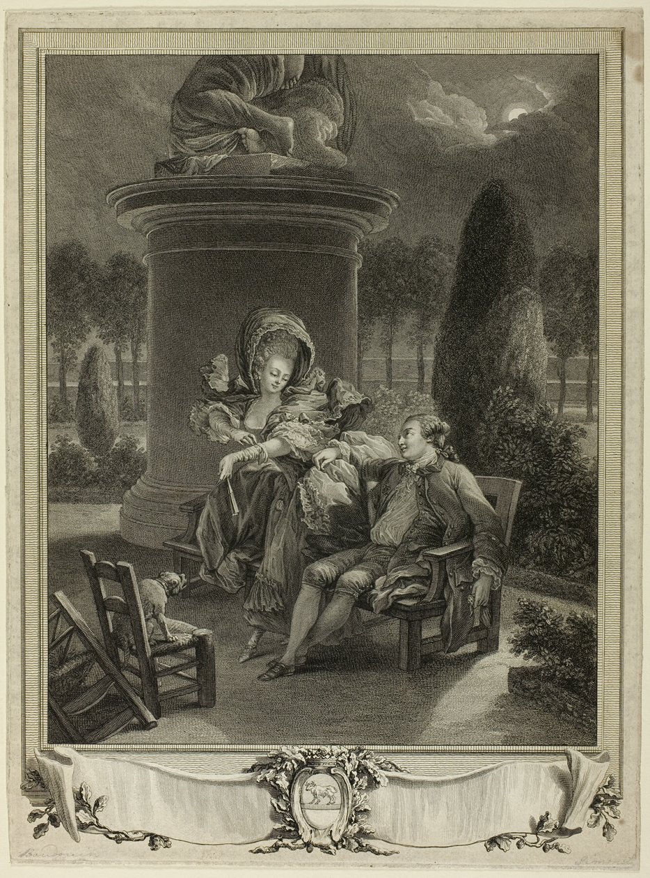La sera delle Thuileries da Jean Baptiste Blaise Simonet