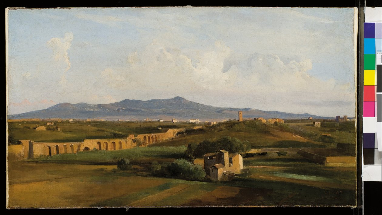 Acquedotto nella campagna romana da Jean Baptiste Camille Corot