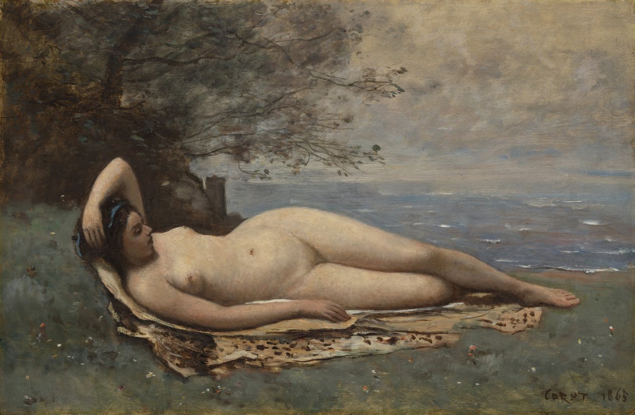 Baccante al mare da Jean Baptiste Camille Corot