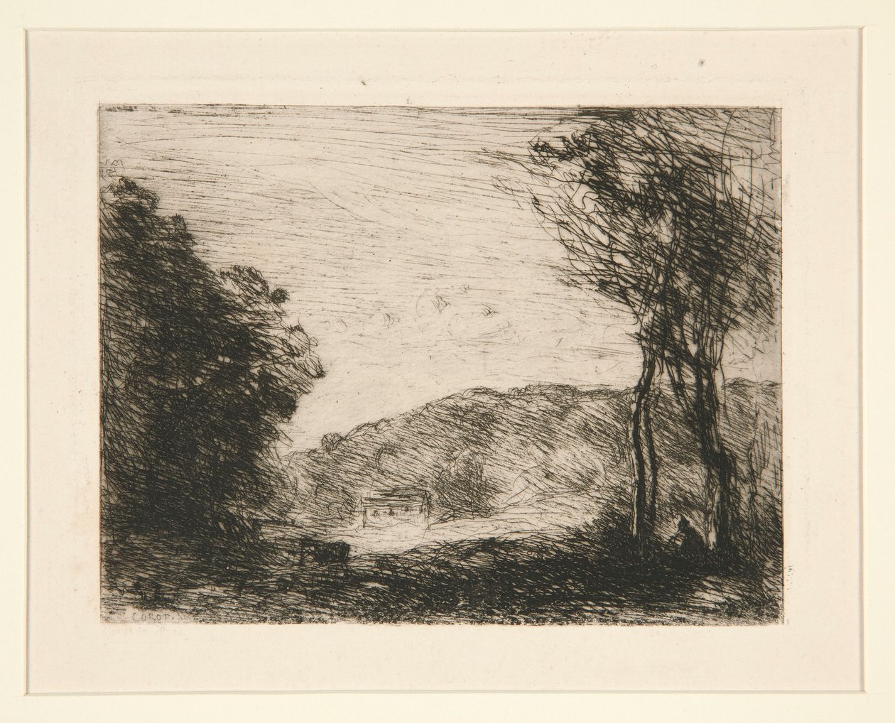 Campagna Boscosa da Jean Baptiste Camille Corot