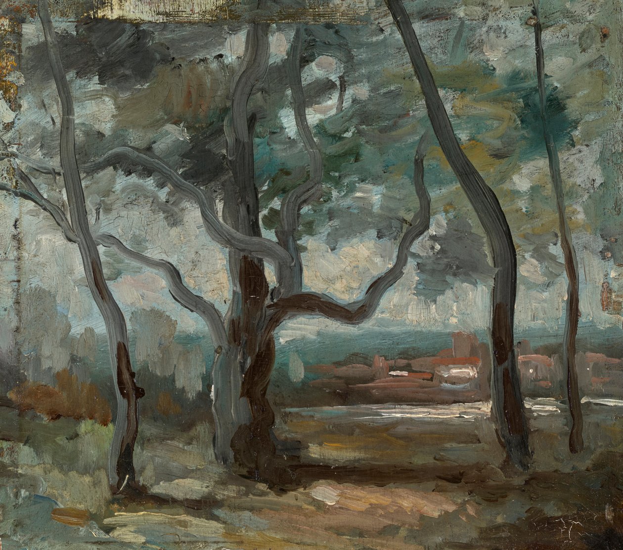 Il grande albero (studio) da Jean Baptiste Camille Corot