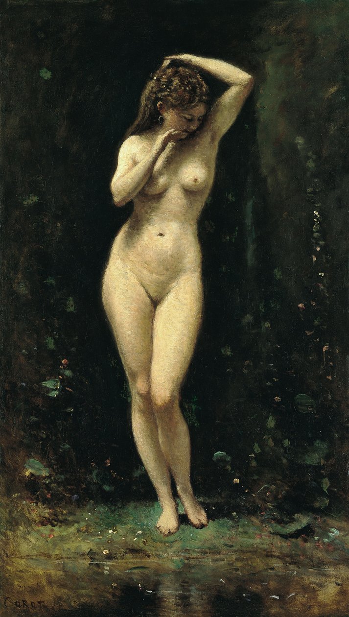 Diana che si bagna nella fontana da Jean Baptiste Camille Corot